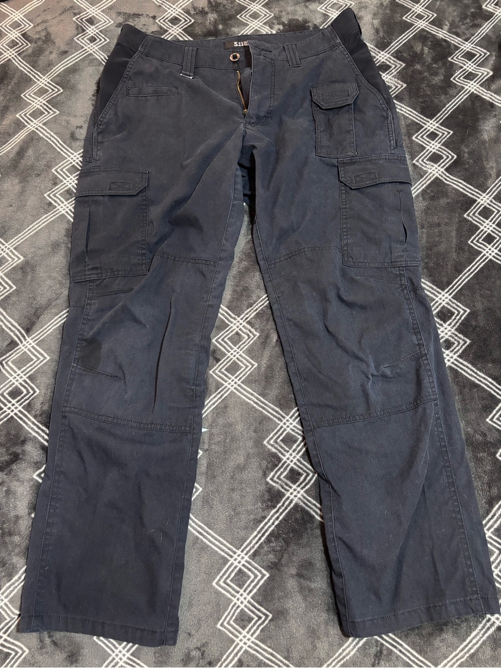 5.11 Tactical Men’s Navy Cargo Pants with Multi-Pocket Utility